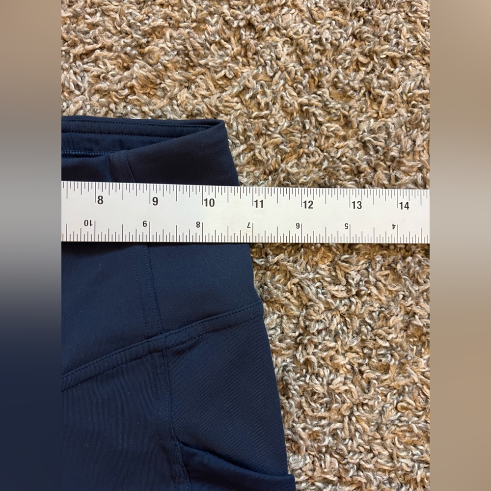 Lululemon Fast Free High-Rise Crop II 23" Leggings, Size 2, True Navy Blue - Picture 5 of 8